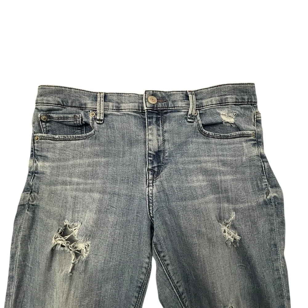 Express Repreve Women’s‎ Distressed Mid Rise Ankle Legging Jeans 10R